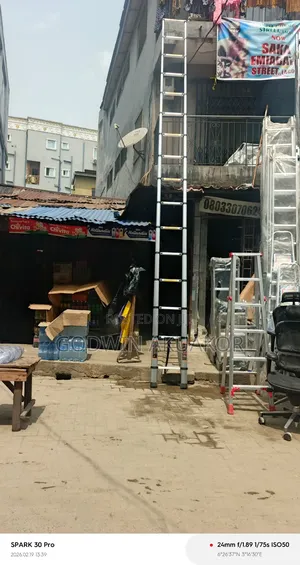6.3 Miters Telescopic Ladder 20f Full Extension Heavy Duty Ladder