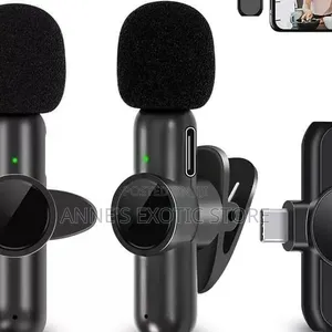 Dual Wireless Lavalier Microphone for Type-C Devices
