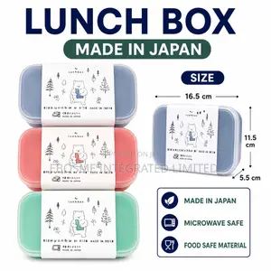 Lunch Box Microwaveable 650ml (1pc) L16.3 X W12.1 X H 6.5 Cm
