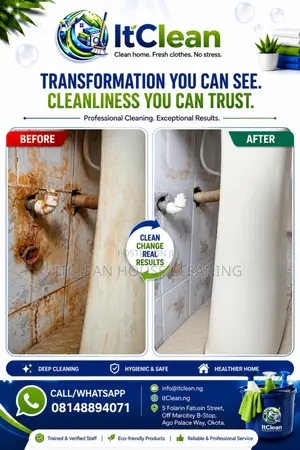 Professional Deep Cleaning Services in Lagos | Before After Results