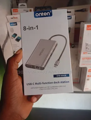 Onten Otn-9591b 8-in-1 Usb-C Multi-Function Dock Station