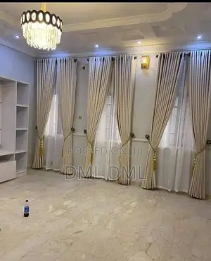 6pcs Quality Curtains With Inner and Accessories