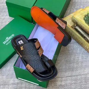 Mister Leather Toe Palm Slippers