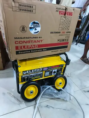 Elepaq 4.5kva Automatic Generator Model Sv6800e2 Low Maintenance