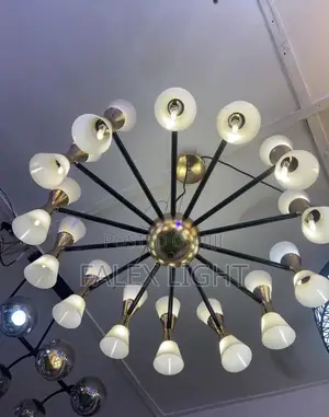 Mid Century Mordern Sputnik-Style Chandelier,
