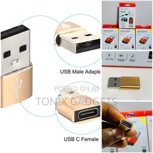 Usb Male to Type-C Female Adapter Converter (Model: G)