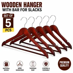 Luxury Wooden Hanger (5pcs)