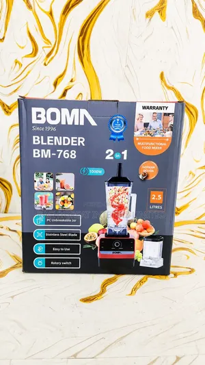 Bomn Bm-768 2-in-1 Multifunctional Blender Grinder | 1000w | 2.5l