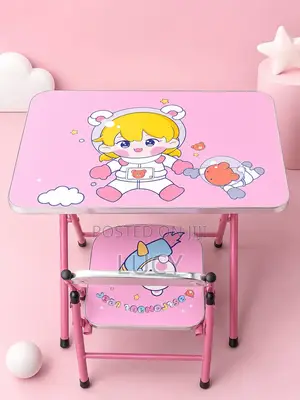Adorable Kids Study Table Chair Set