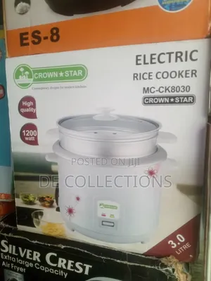 ￼ Electric Rice Cooker – 3.0 Litres