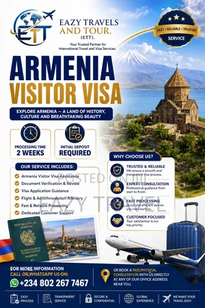 Armenia Visa Package in 2 Weeks