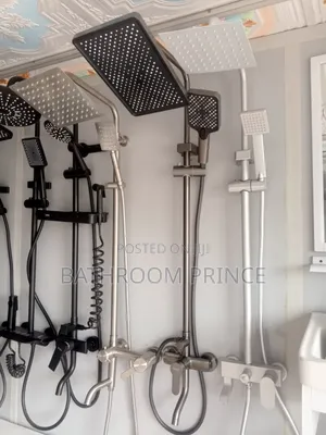 Quality Grey Shower Mixer With Abs Shower Head