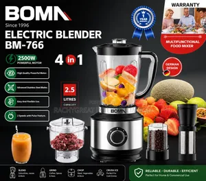 Bomn Bm-766 4-in-1 Electric Blender | 2500w | 2.5l Capacity