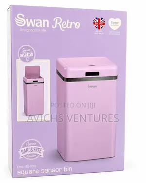 Swan Retro Square Sensor Bin