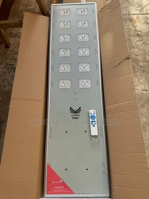12 Eyes Industrial Solar Street Light With Hybrid-Charge Crystal Panel