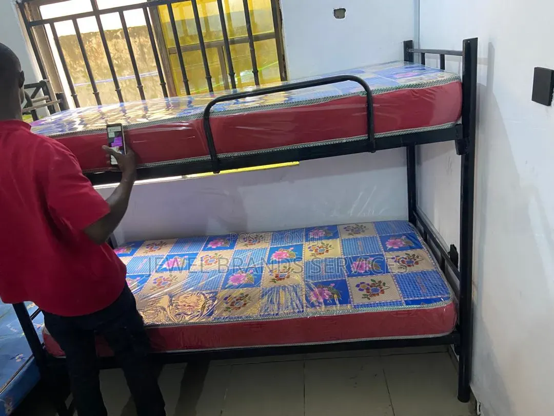 Solid Nigerian Double Bunk Bed.