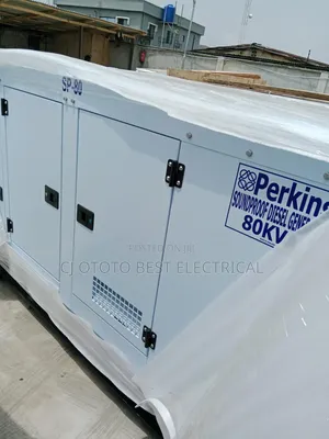 Easy Maintenance 80kva Perkins Generator Soundproof 100% Pure Copper