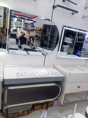 Unique Quality Carbinet Basin With Led Mirror