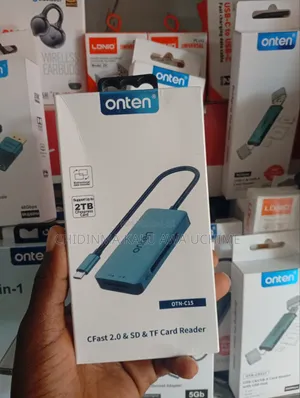 Onten Otn-C15 3-in-1 Usb-C Card Reader