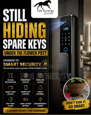 Convenience With A Blend Of Security. Ai Intelligence Smartlock