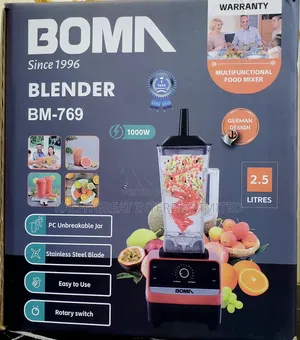 Boma 2.5l 1000w High-Speed Commercial Blender With 15-Speed Control