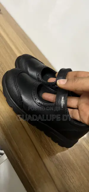 Original Pablo's Leather Baby Girl Black School Shoes