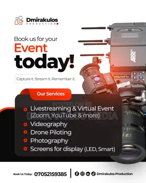 Livestream | Videography | Drone | Photography | Led Screen