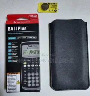 Ba Ii Plus Calculator for Cfa + Pouch+ Extra Battery(48 Hours Promo)