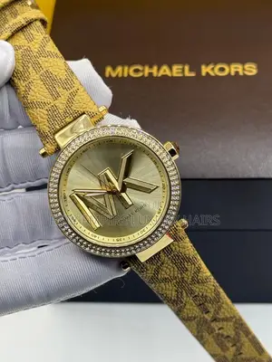 Michael Kors Stone Head Quality Luxury Female Genuine Leather Watch