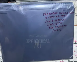 New Laptop Acer Predator Helios Neo 16 16GB Intel Core i9 SSD 1T