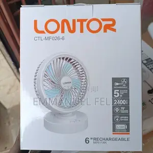 Lontor Mini Rechargeable Fan