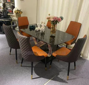 Quality Set of Marble Dinnig Table