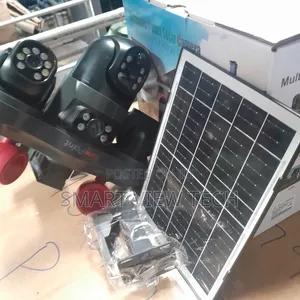 V380 Triple Lens PTZ Solar Camera With Free Gift Inside