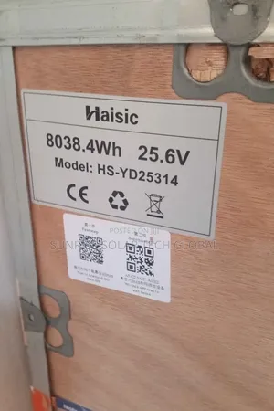8kwh 24v Haisic Lithium Battery Black