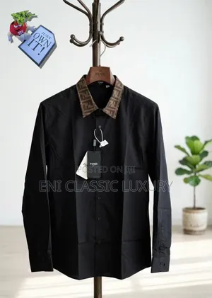 Top Notch Luxury Men Shirts Louis Vuitton Best Quality Well Branded