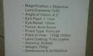 Sv Binocular