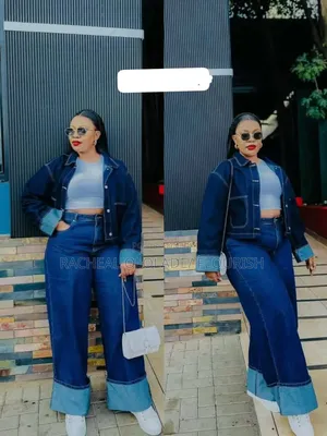 2 Pieces U and Down Jeans