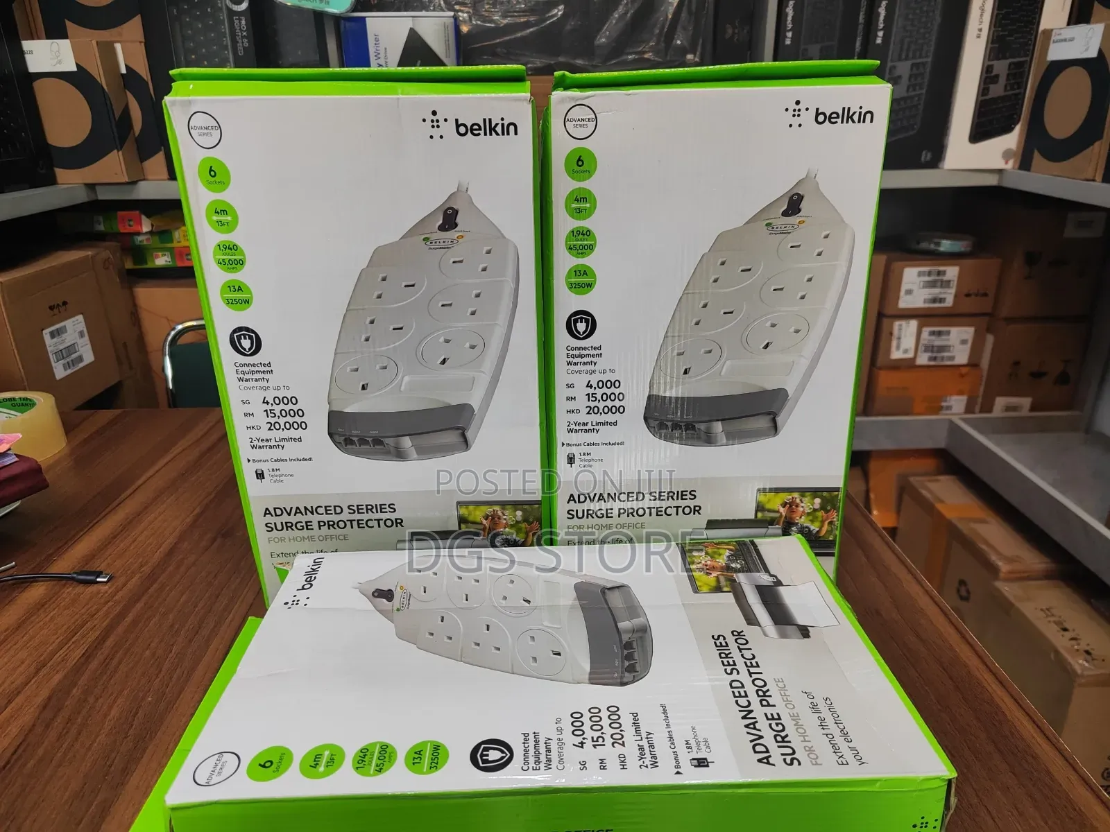 Belkin Advanced Series Surge Protector 6 Socket 4m 14f