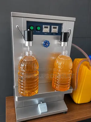 Automatic Two Head Oil Filling Machine, Double Head Bottle Filler