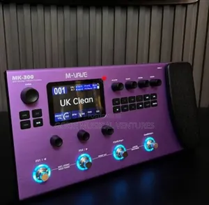 M-Vave Mk-300 Multi-Effect Processor Purple Colour and Red Colour