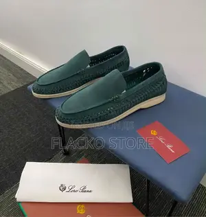 Original Loro Piana Summer Walk Braided Loafers Shoes