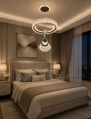 Modern Luxury Crystal Led Single Chandelier Pendant Dropping Light