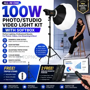 Get Brighter, Sharper Photos Videos Light Kits—Plus Free Accessories