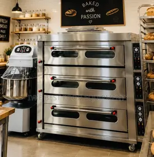 3 Deck 9 Trays Gas Oven