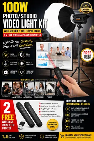Boost Your Content Quality With Our Premium Studio Light Complete Kits