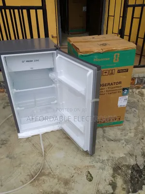 2 Selves Hisense 90l Refrigerator Gray Color