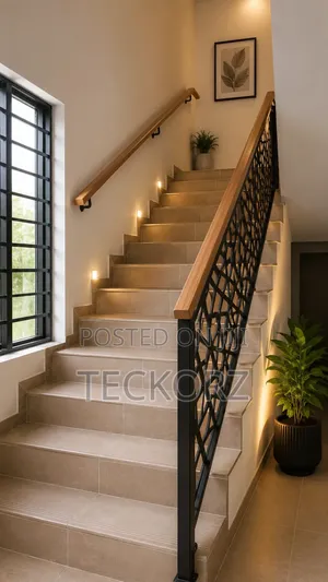 CNC Laser Cut Staircase Handrails