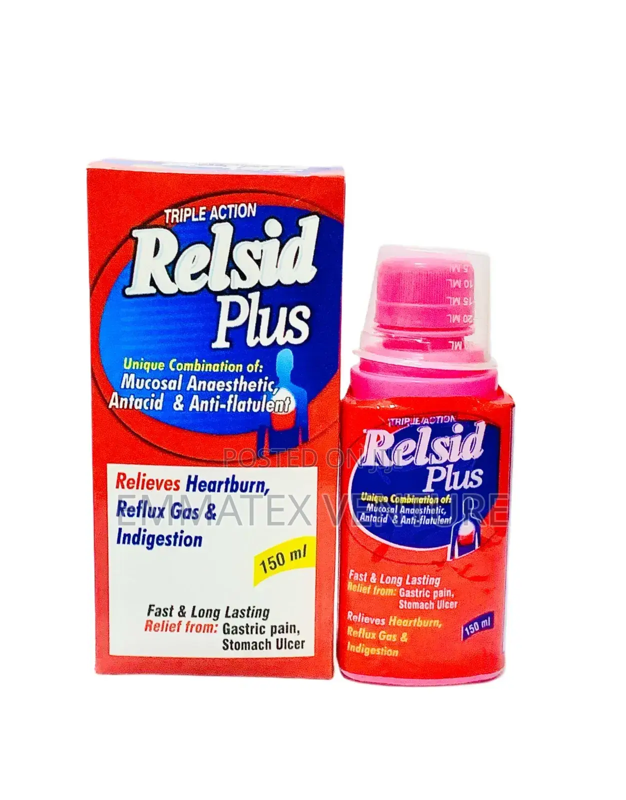 Relsid Plus Triple Action 150ml