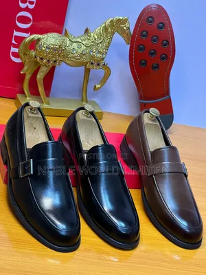 Men's Black/Brown Solid Shoes Oso 84f