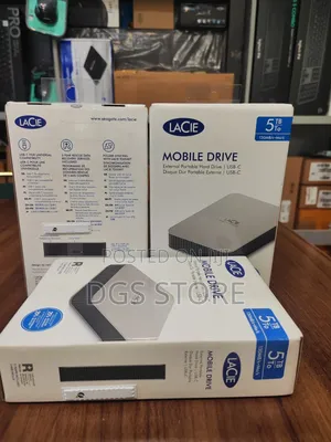 Lacie 5tb 130mbs Mobile Drive External Portable